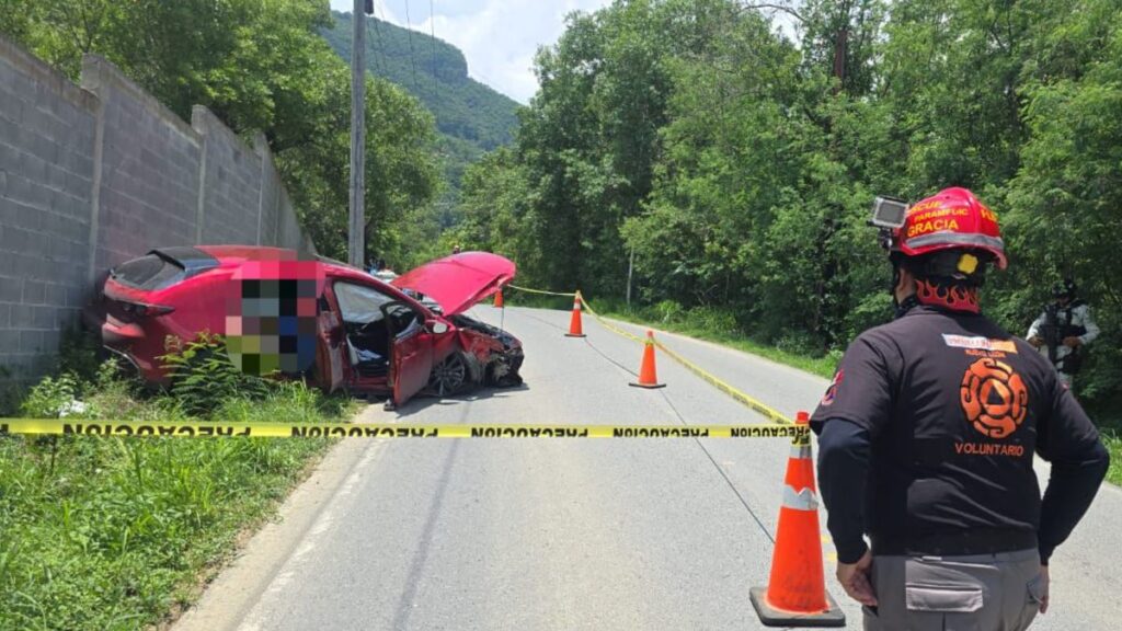 Trágico accidente en la carretera a Cola de Caballo en Santiago: Un fallecido y tres heridos