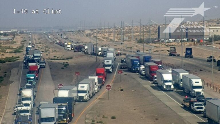 Cierre total en la I-10 Este cerca de Clint tras fuerte accidente vehicular
