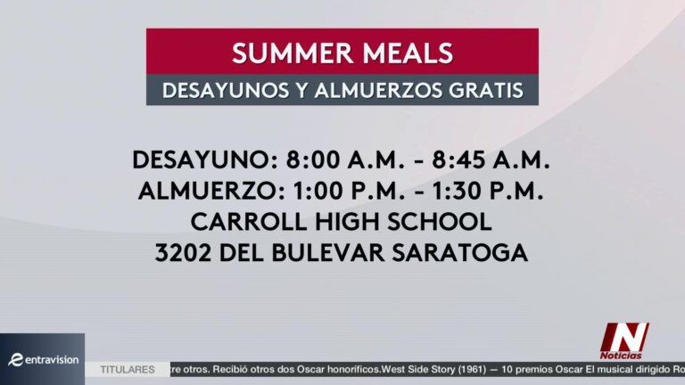 Desayunos Saludables para Menores: Corpus Christi Implementa Comidas Gratis Este Verano