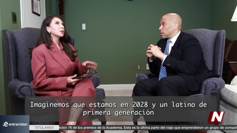 Cory Booker envía mensaje a la comunidad latina y critica las políticas migratorias en Estados Unidos