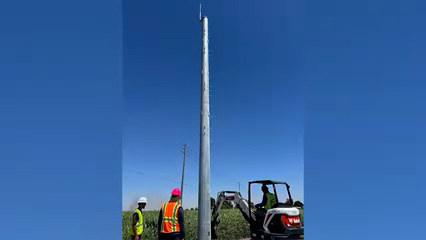 Instalan primera torre de red AgTech en Yuma para impulsar la agricultura en el condado