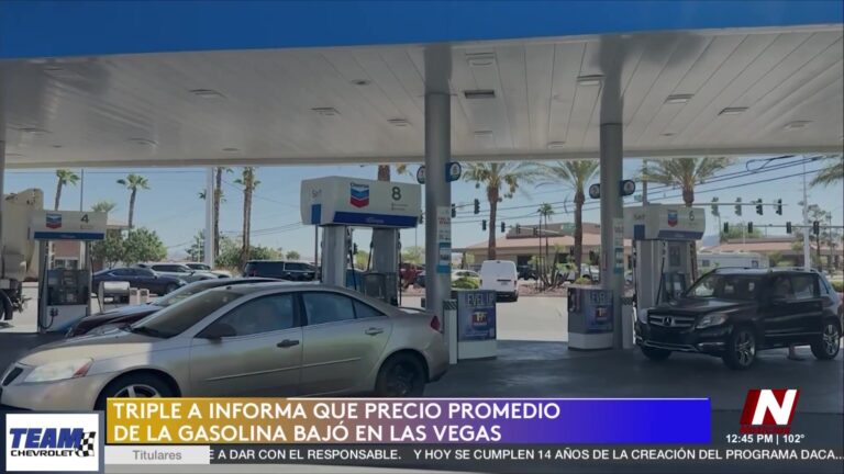 Baja el precio de la gasolina en Las Vegas y da alivio a conductores y empresas