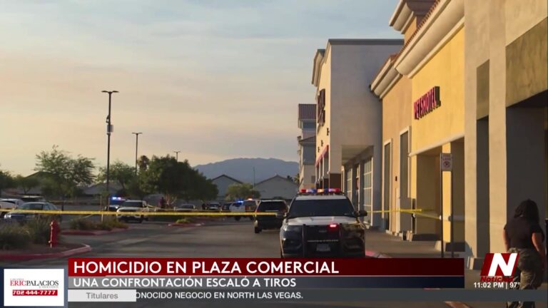 Homicidio en Las Vegas tras un tiroteo en una plaza comercial del oeste del valle