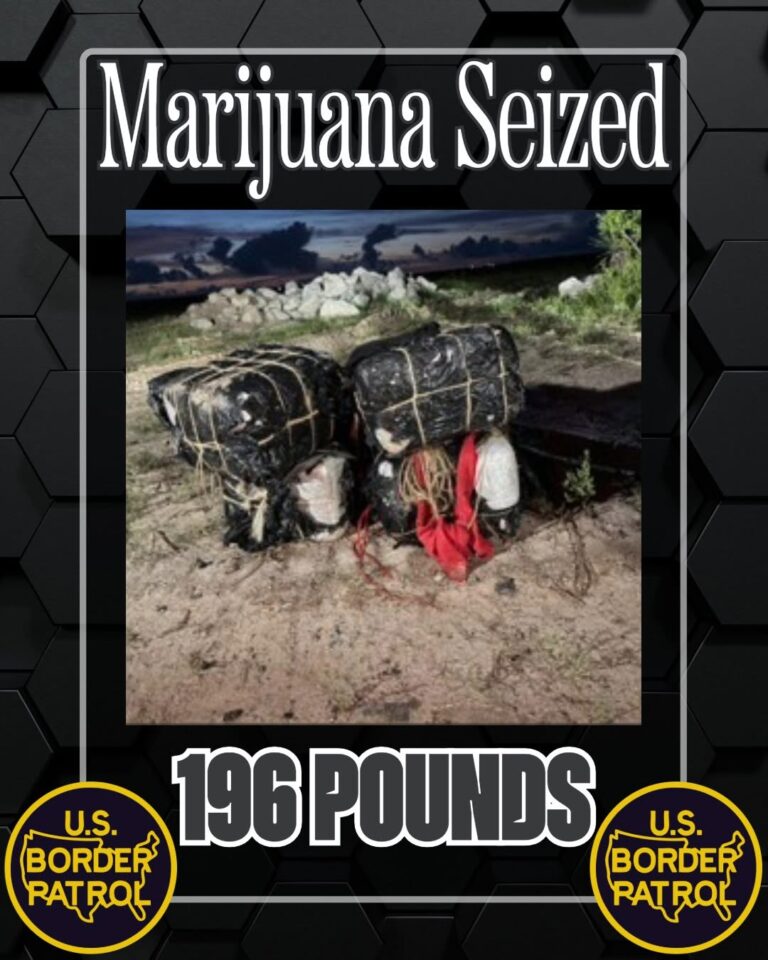 Decomiso de marihuana en el Valle del Río Grande tras vigilancia tecnológica de la Patrulla Fronteriza
