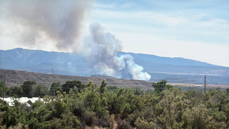 Incendio de pastizal y estructuras provoca evacuaciones al sur de Rifle- Noticia en progreso