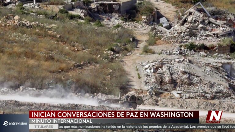 Israel y Líbano retoman conversaciones de paz en Washington con mediación de Estados Unidos