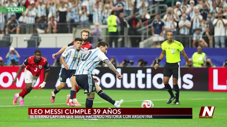 Messi rompe el récord de goleador en el Mundial y celebra sus 39 años