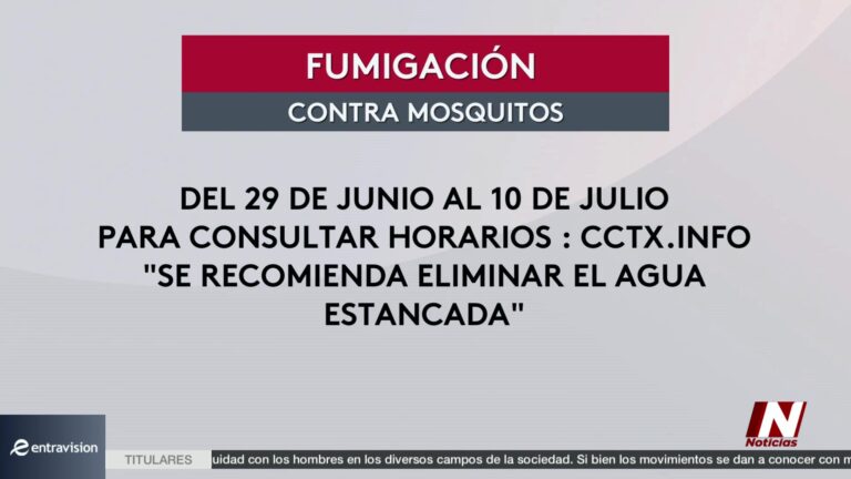 Fumigación contra mosquitos en Corpus Christi y el Condado Nueces: fechas, rutas y recomendaciones