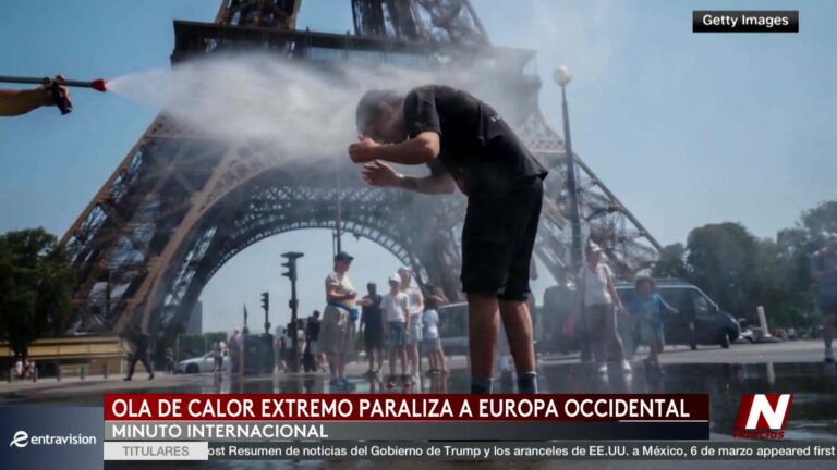 Ola de calor en Europa: Francia eleva las alertas sanitarias por temperaturas extremas y un caso importado de ébola
