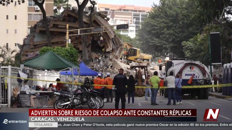 Terremoto en Venezuela deja 589 muertos y activa un amplio operativo de rescate y ayuda internacional