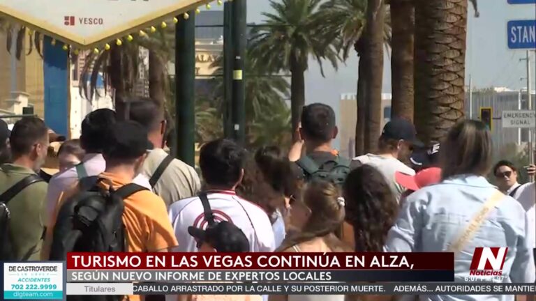 Turismo en Las Vegas rompe récords con 3.5 millones de visitantes en mayo