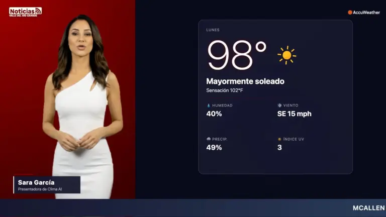 Clima en McAllen hoy: pronóstico del tiempo para este lunes 6 de julio a las 5:00 PM