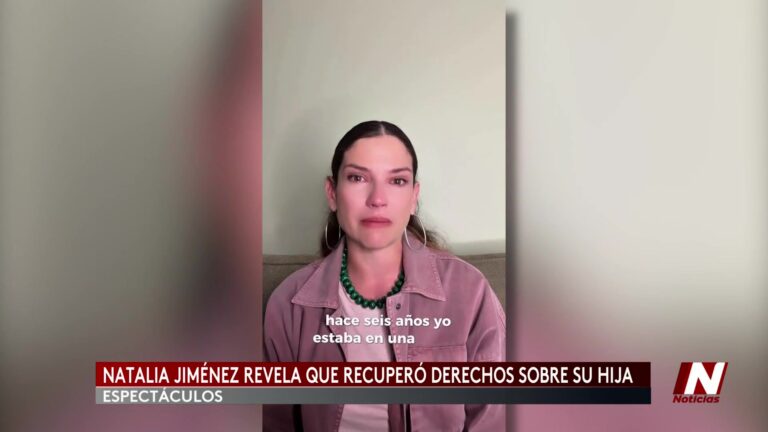 Natalia Jiménez logra acuerdo para viajar con su hija a México