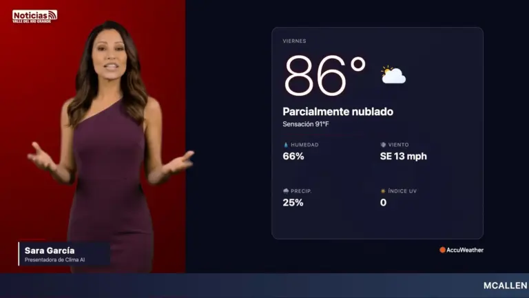 Clima McAllen hoy: así estará el tiempo este viernes 10 de julio por la noche