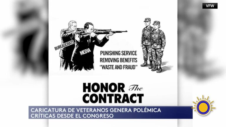 Caricatura de veteranos desata controversia en el Congreso de Estados Unidos
