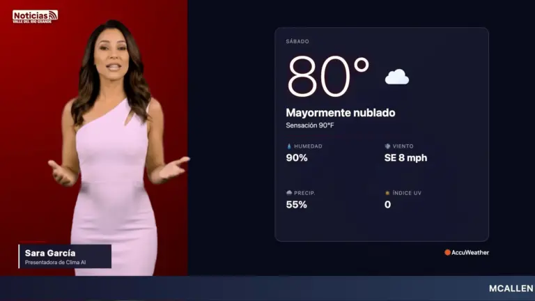Clima McAllen: pronóstico del tiempo para el sábado 11 de julio a las 6:00 AM