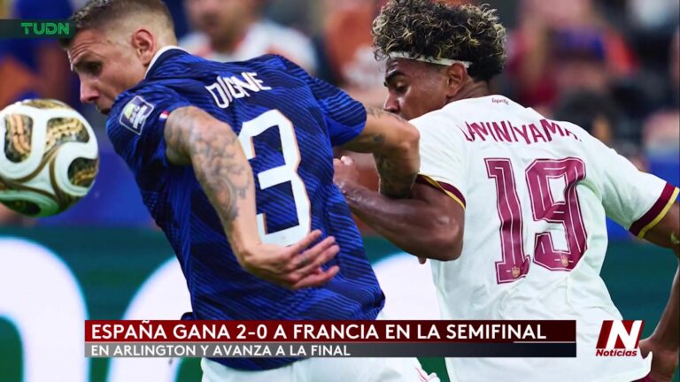 España vence a Francia 2-0 y se mete en la final tras la semifinal en Dallas