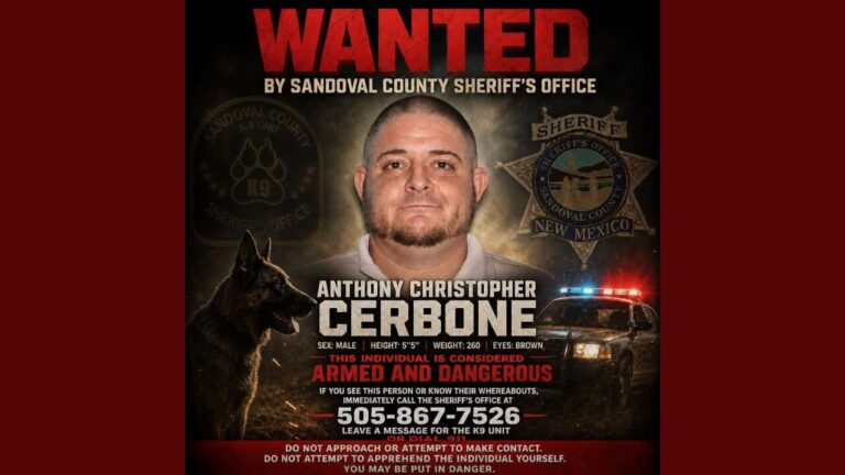 Alerta en Sandoval por prófugo armado y peligroso: buscan a Anthony Christopher Cerbone