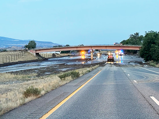 Fue río de lodo de tres pies el que sepultó parte de la I-70