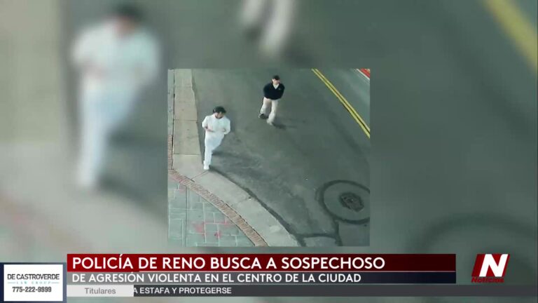 Agresión en Reno: Policía busca a sospechosos de un violento ataque en plena vía pública