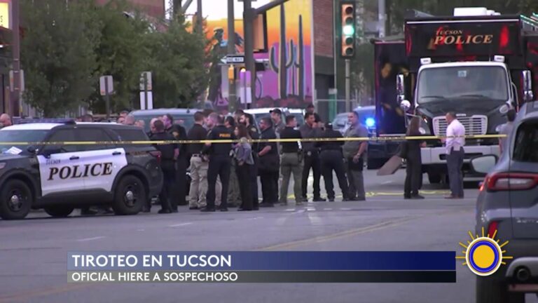 Tiroteo en Tucson: la policía investiga el disparo de un oficial contra un sospechoso