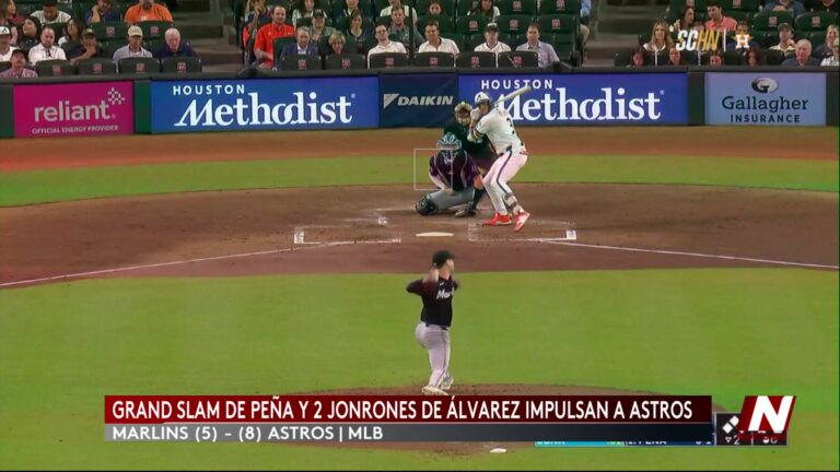 Astros de Houston cortan su mala racha con victoria ante Marlins gracias a Jeremy Peña
