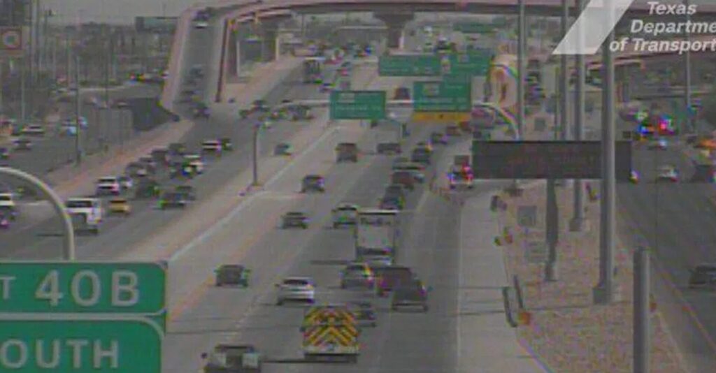 Accidente en Joe Battle provoca cierre total en la intersección con Montwood en El Paso
