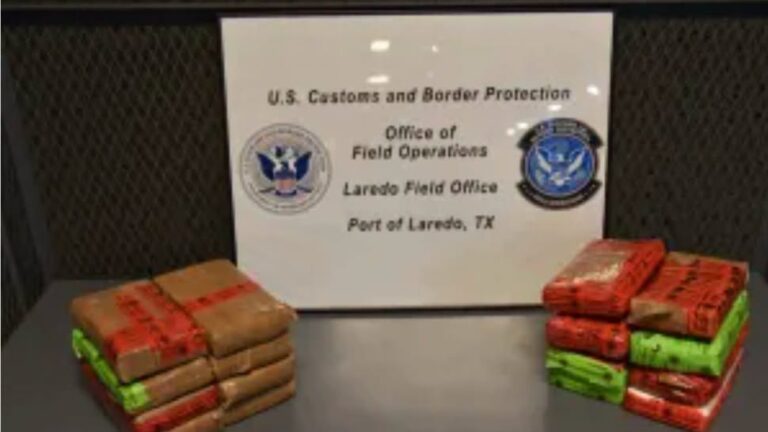 CBP asegura más de 1.1 millones de dólares en cocaína en el Puerto de Entrada de Laredo
