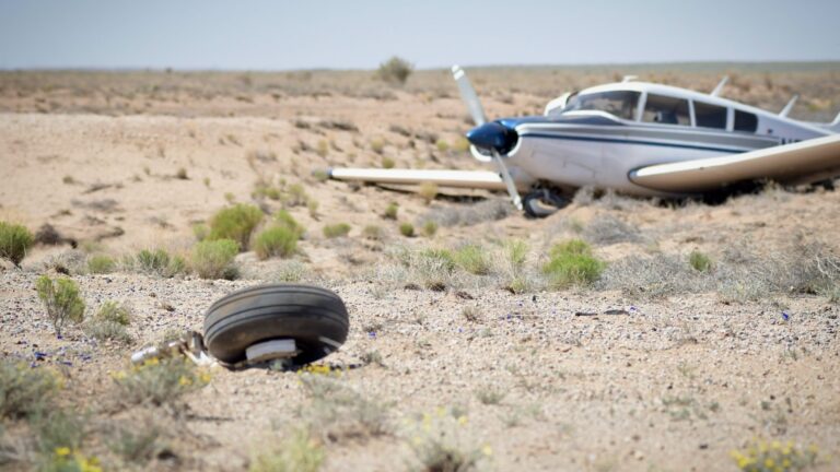 Avión despista al aterrizar en el aeropuerto Double Eagle de Albuquerque; no hay heridos