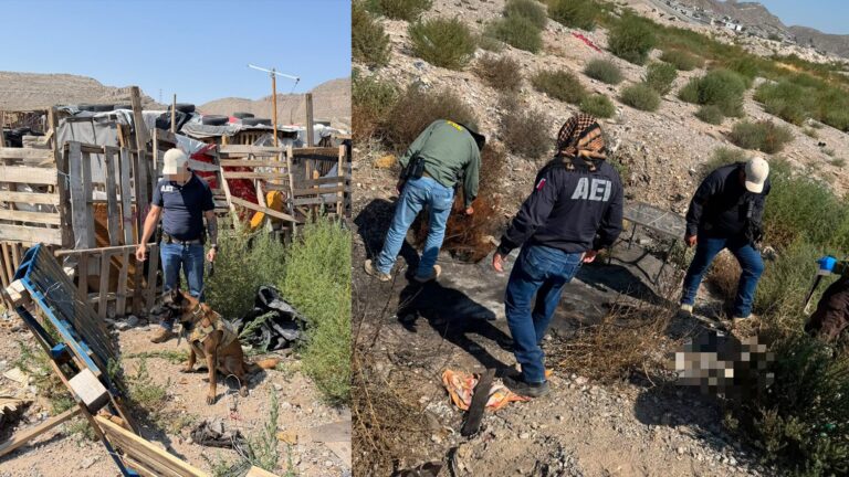 Autoridades realizan hallazgo de restos óseos calcinados en el Camino Real