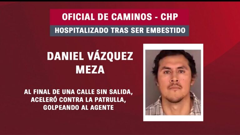 Agente de CHP resulta herido tras ser atropellado por conductor acusado de estar ebrio
