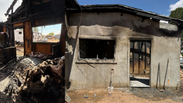 Familia González pide ayuda para reconstruir su hogar tras fuerte incendio en Montana Vista