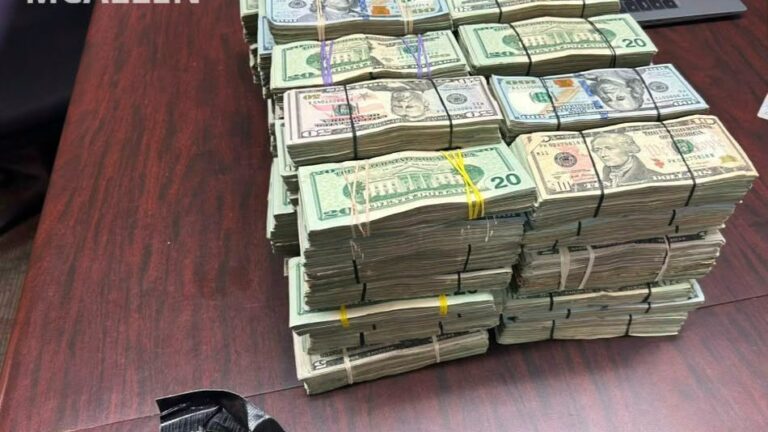 Decomisan cerca de medio millón de dólares durante una parada de tráfico en McAllen