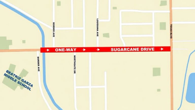 Sugarcane Drive tendrá restricciones de tráfico por trabajos de repavimentación