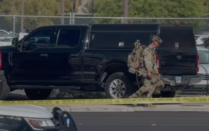 Tensión en Las Vegas: desplegado operativo policial por sujeto atrincherado