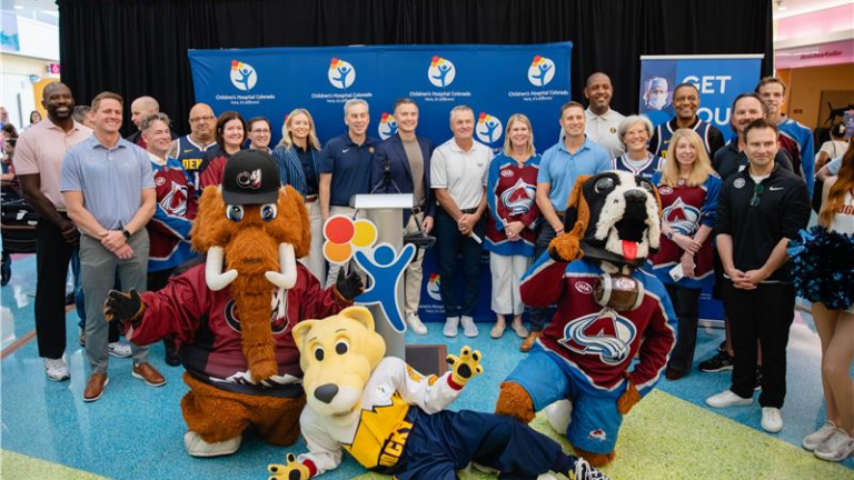 Children’s Hospital Colorado anuncia alianza con Nuggets, Avalanche y Mammoth