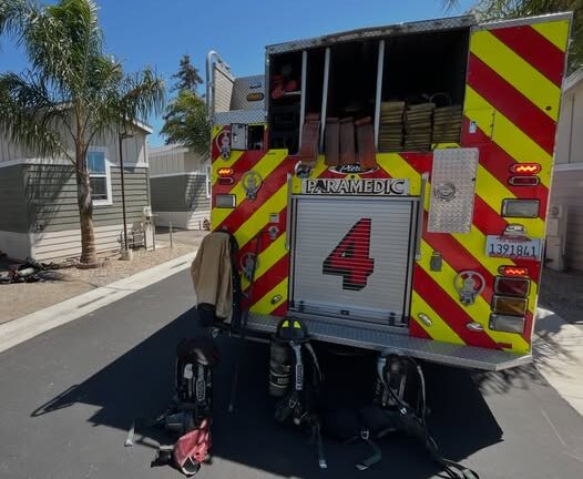 Incendio daña una vivienda prefabricada y deja a un residente desplazado en San Luis Obispo