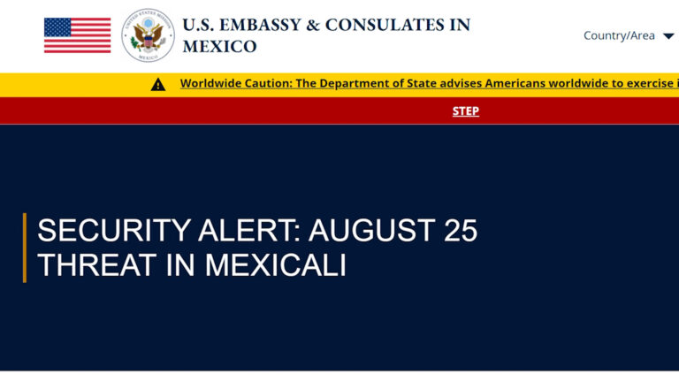 Alerta de EU provoca operativo por amenaza contra instalaciones de seguridad en Mexicali
