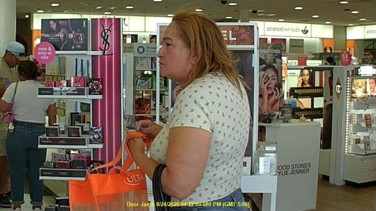 Buscan a mujer por robo de mercancía en tienda de cosméticos Ulta Beauty en Midland