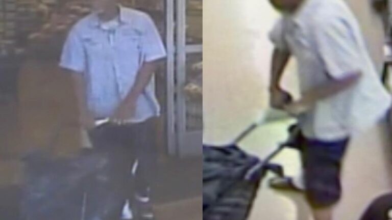 Robo en Las Vegas: buscan a sospechoso que atacó a un guardia con fruta
