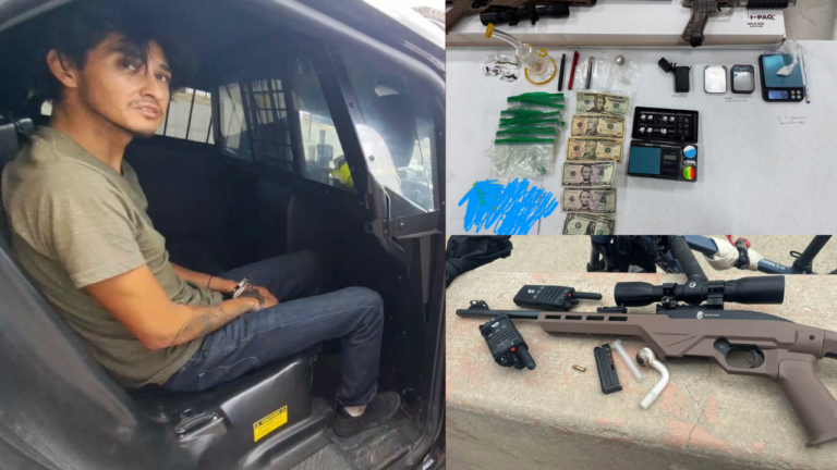 Detienen a hombre por tráfico de metanfetamina y fentanilo tras persecución en Gallup