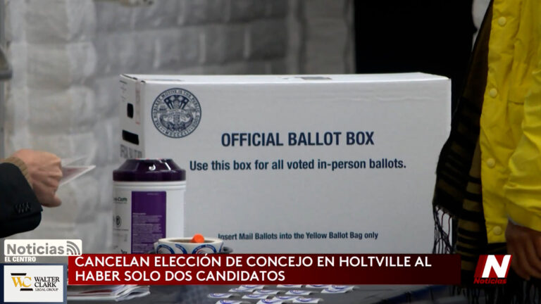 Holtville cancela elección del Concejo Municipal tras registrarse solo dos candidatos