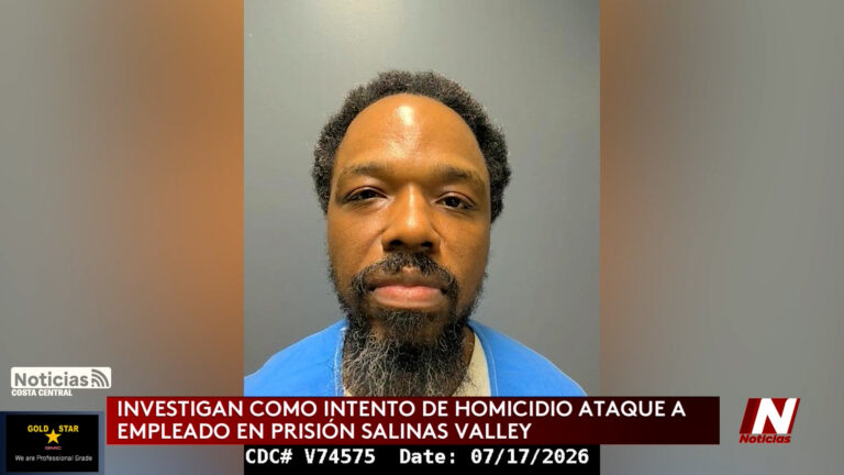 Recluso es investigado por intento de homicidio tras atacar a empleado de prisión en Soledad