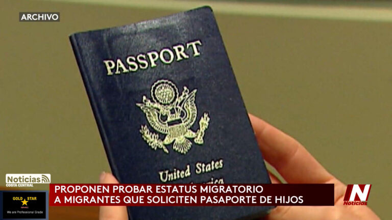 Estados Unidos propone exigir prueba de estatus migratorio para tramitar pasaportes de hijos de migrantes