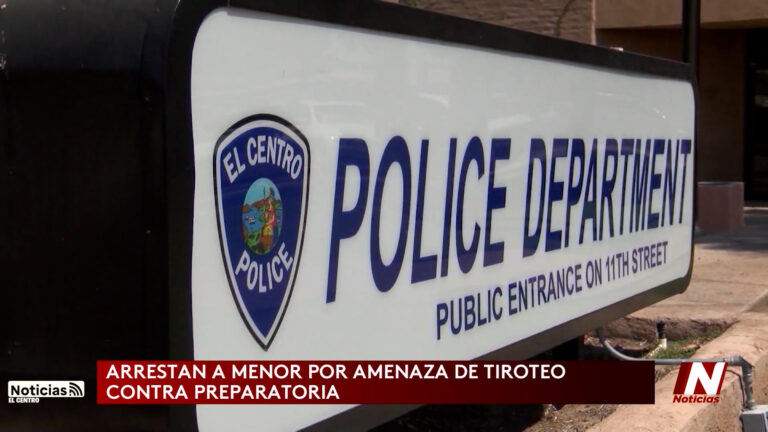 Arrestan a menor por amenaza de tiroteo contra Central Union High School en El Centro