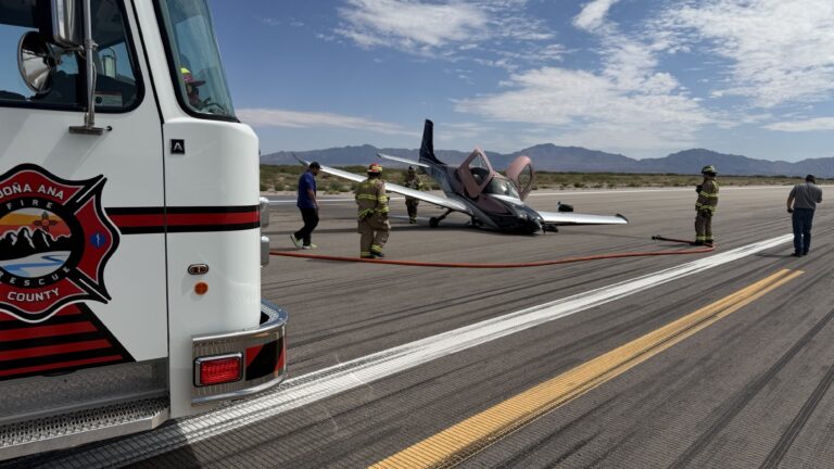 Accidente aéreo en aeropuerto de Santa Teresa deja dos personas con heridas leves