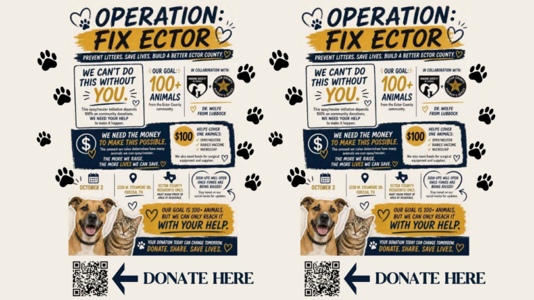 Lanzan la iniciativa “Operation: FIX ECTOR” para ofrecer una jornada gratuita de esterilización de mascotas