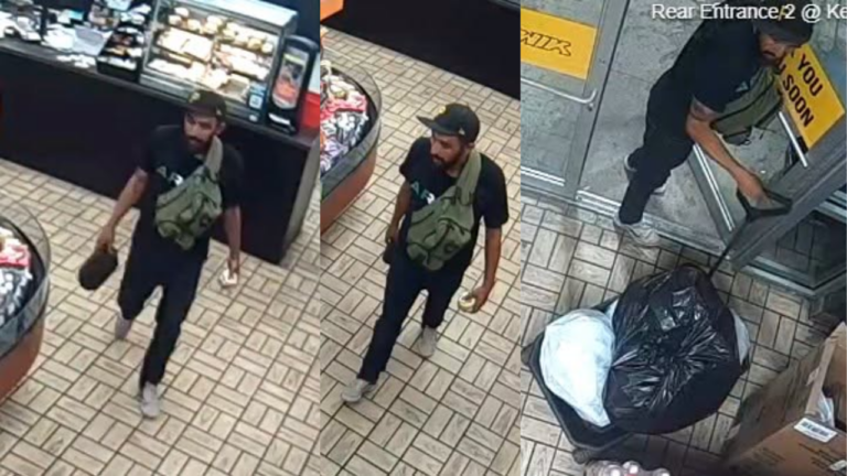 Buscan a sospechoso por el robo de un carrito de carga en una tienda de Midland
