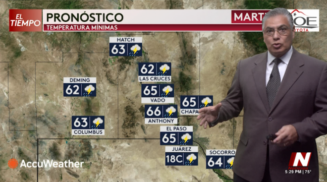 Fuertes lluvias azotan la región de El Paso, Juárez y el sur de Nuevo México