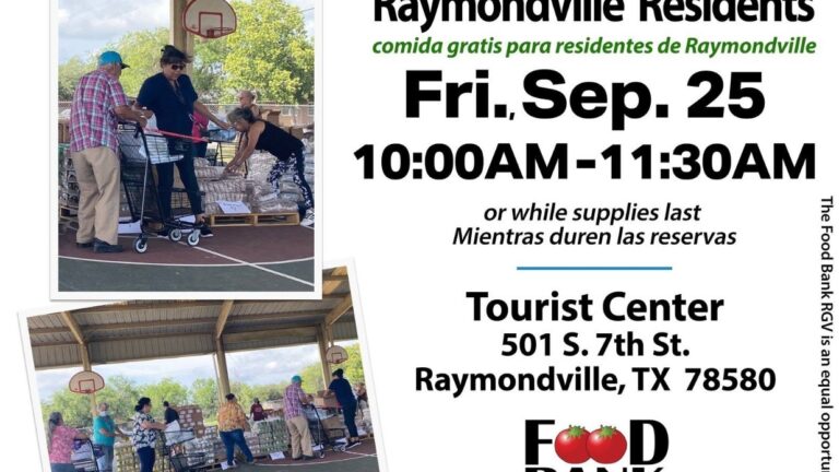 Food Bank RGV ofrecerá distribución gratuita de alimentos en Raymondville